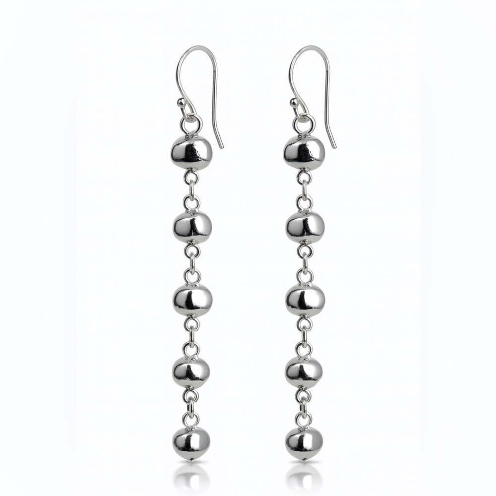Silver Drop Earrings